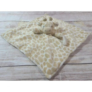Carter's Plush Giraffe Baby Lovey Security Blanket Pacifier Holder 2016 Soft